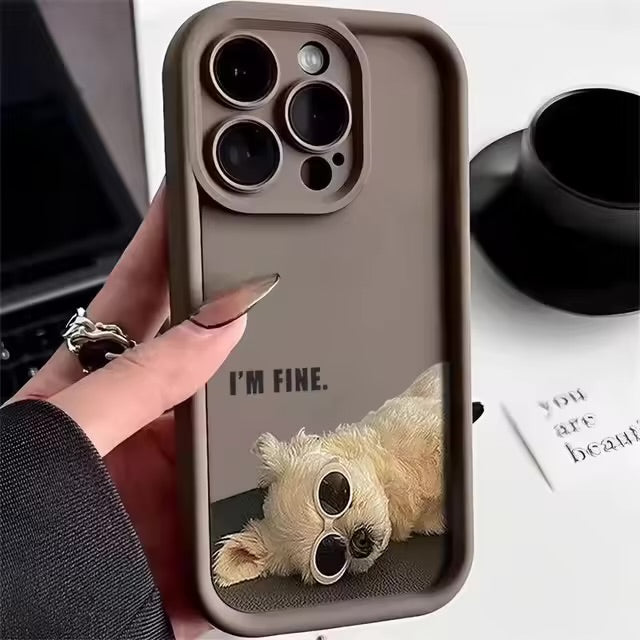 I’m Fine Dog iPhone Case